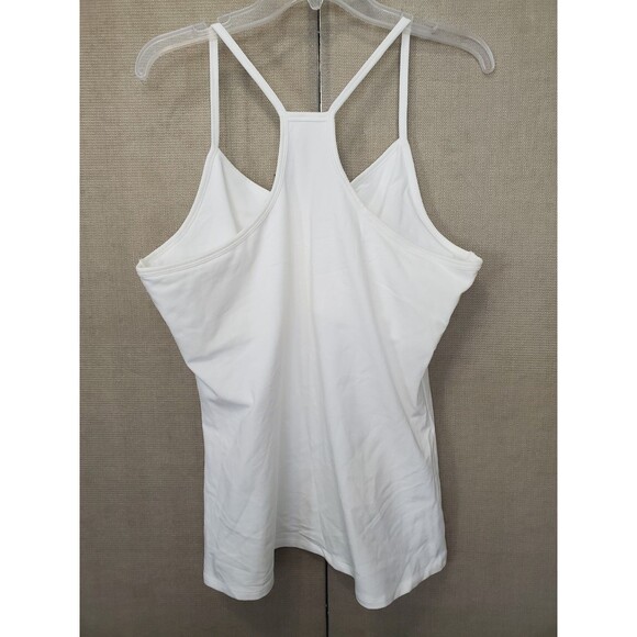 Express Best Love Bra Cami Racerback Shelf Bra White Size XL NWT - Picture 5 of 5